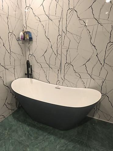 ucuz hamam: Fristand (müstəqil quraşdırılan) vanna və vanna otağı mebeli dəsti - — 3