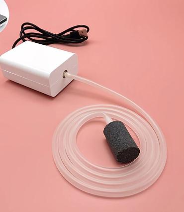 аэратор для рыб: USB аквариумный аэратор (воздушный насос) - Питание: USB 5 В — можно — 1