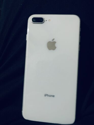 ремонт iphone бишкек: IPhone 8 Plus, Колдонулган, 256 ГБ, White Titanium, Коргоочу айнек, 100 %