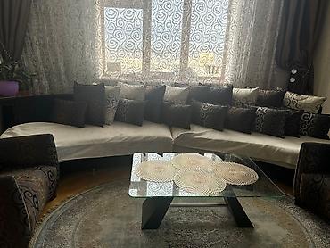 Divanlar: Divan, İşlənmiş, Açılmayan, Bazasız, Vеlur parça — 2