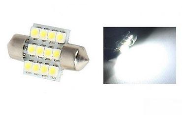 drveni stol: LED sijalica za automobil – C5W/Festoon, 31 mm, 12x SMD, bela svetlost — 2