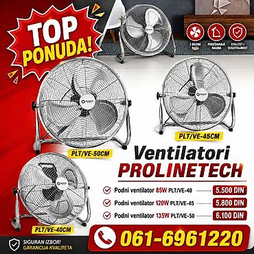 fly ds156: Ventilatori PROLINETECH – podni modeli sa snažnim protokom vazduha i — 1