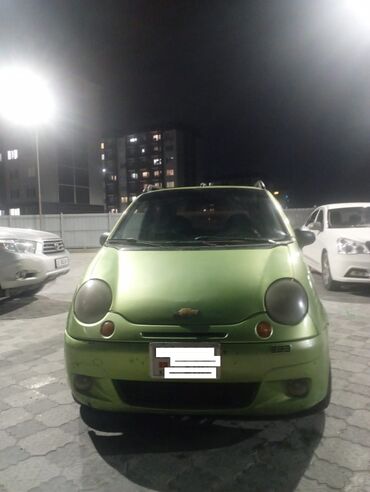 тюнинг матиз: Chevrolet Matiz (хэтчбек 5 дв.), ярко‑зеленый цвет Основные