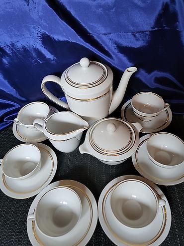 Ostali antikviteti: Servis za kafu Chodziez Poljska iz 80ih.god. Servis za 6 osoba, bez — 4