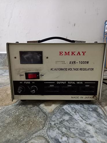 stabilzator: İşlənmiş, Ev üçün, 1 faza, Gərginliy stabilizatoru, 220 V, Ünvandan götürmə — 2
