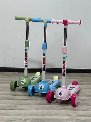 Samokatlar: 🛴🌈 LED Təkərli Uşaq Skuteri – Rəngarəng və Əyləncəli Model Balacalar — 1