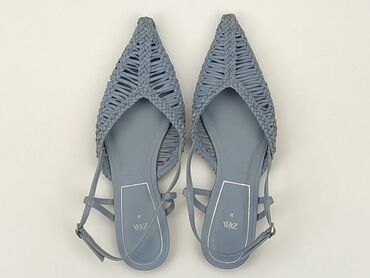 bluzki damskie koronkowe białe: Sandals for women, 35, Zara, condition - Very good