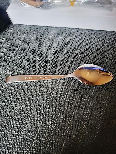 Kašike: Desertne nove kasicice 18/10 oznaka Crofton Nemacka. Nemacke kasicice — 7