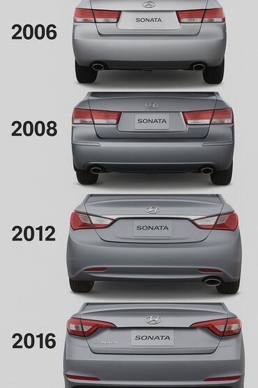Шины и диски: Hyundai Sonata – arxa buferler (2006, 2008, 2012, 2016-hibrid Kantli
