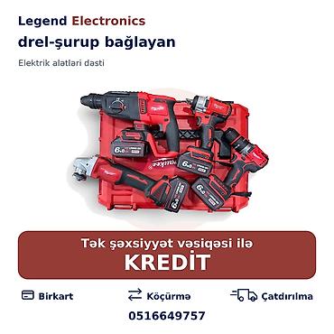 drel: Elan başlığı: Elektrik alət dəsti: drel-şurup bağlayan, cilalama — 1