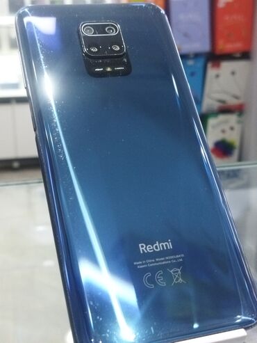 чехол редми: Xiaomi, Redmi Note 9S, Б/у, 64 ГБ, цвет - Синий, 2 SIM