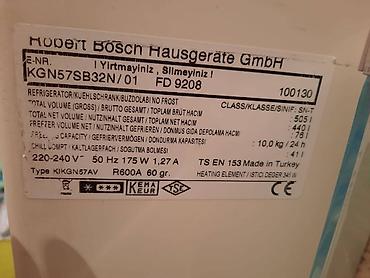 bosh soyuducu: Bosch soyuducu satılır. Nasazdır. Usta deyib platası sıradan çıxıb — 4