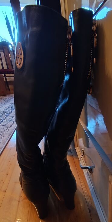 Botinka və botilyonlar: Ölçü: 40, rəng - Qara, İşlənmiş — 5