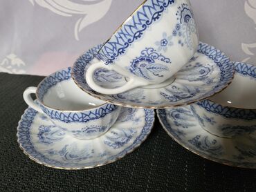 Kuhinjski setovi: Soljice porcelanske vintaz za kafu,caj. Soljice komada 3 u — 2