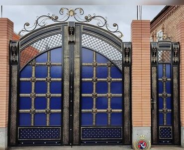 Həyət darvazaları: Metal EN MMC olaraq istədiyiniz forma və ölçüde demir işlerinin — 25