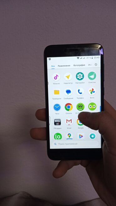 телефон нот 6: Xiaomi, Redmi Go, Б/у, 8 GB, цвет - Черный, 2 SIM