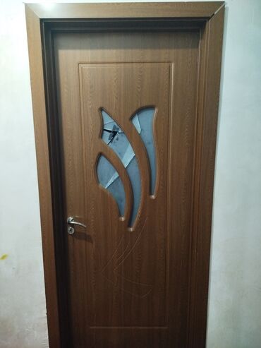 qapi seyif: Taxta qapı – dekorativ şüşə illüminasiyalı model - Material: taxta