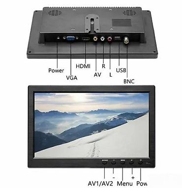 Monitori: HD LCD monitor 12" za video nadzor i multimediju - Dijagonala: 12 — 6