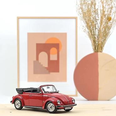 🚗 VW 1303 Cabriolet 1976 – Red – Die Cast Norev (Limited 200 pcs)