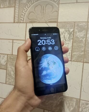 чехол iphone 7: IPhone 8 Plus, 64 ГБ, Black Titanium, Отпечаток пальца, Беспроводная зарядка