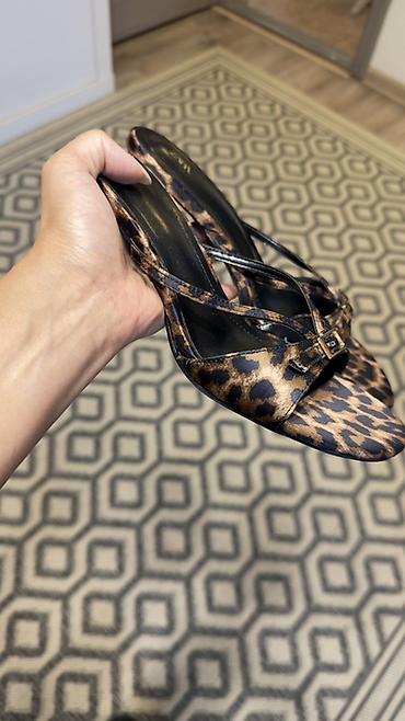 Босоножки, сандалии, шлепанцы: Босоножки, 37, Zara, Новый, цвет - Коричневый, Самовывоз — 2