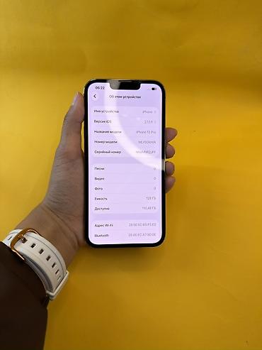 Уюлдук телефондор жана аксессуарлар: IPhone 13 Pro, Колдонулган, 128 ГБ, Space Gray, Бөлүп төлөө менен, 93 % — 6