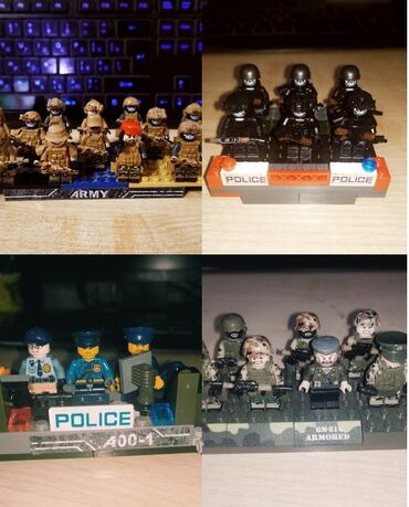 лего классик: Продам кучу Лего солдат у всех имеются все снаряжение