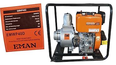 Все для дома и сада: №: 14435 Məhsulun adı: Səth Nasosu Eman EMWP40D 10 HP Benzin Brend — 1