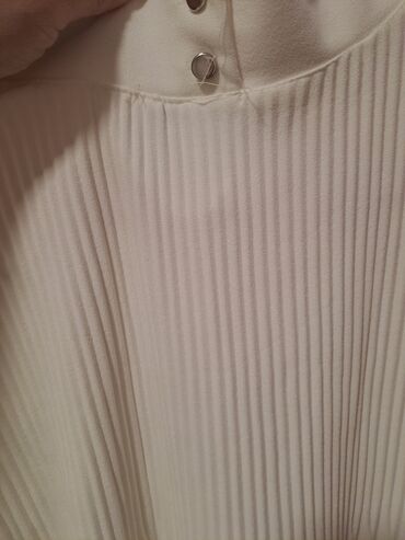 zara crno bela haljina: L (EU 40), color - White, With the straps