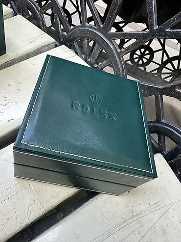 saat aksesuar: Rolex dizaynlı qol saatı, yaşıl markalı qutu ilə birlikdə təqdim — 2