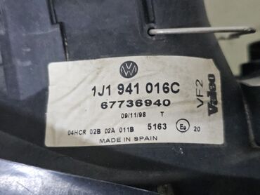Передние фары: Передняя правая фара Volkswagen 2002 г., Б/у, Оригинал, Германия — 11