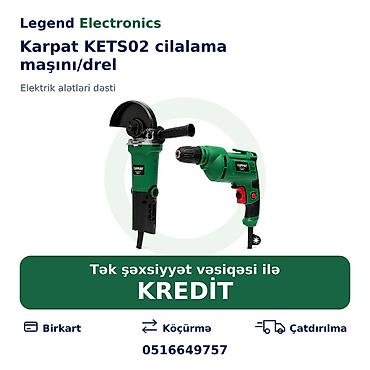 rendə: Elan başlığı: Elektrik alətləri dəsti Karpat KETS02 cilalama — 1
