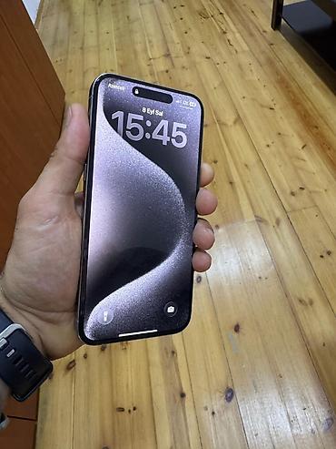 ekrani: IPhone 15 Pro Max, 256 GB, Natural Titanium, Face ID, Sənədlərlə — 7
