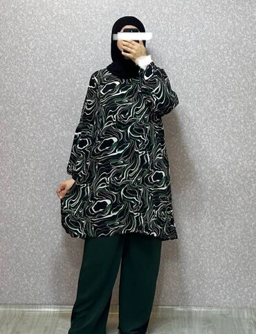 Dəstlər, kostyumlar: Hicab geyimi hicab paltarı dəst *Parça: Cesika (Mədinə ipəyi)* *Ölçü — 2