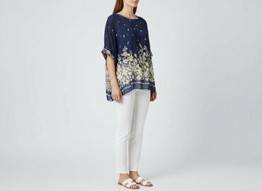 bluzki nietoperz oversize: Women's blouse, size One size