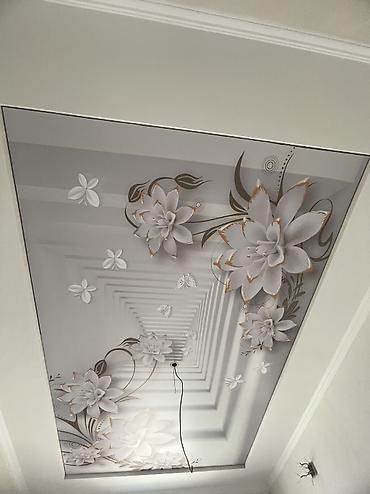 Натяжной потолок: Натяжной потолок Глянцевое, Матовое, 3D потолки Гарантия, Бесплатная консультация, Бесплатный замер — 10