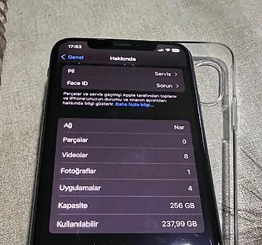 apple macbook: IPhone X, 256 GB, Qara, Face ID — 4