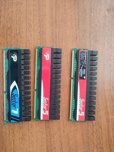Комплектующие для ПК: Оперативная память (RAM) для ПК, Б/у, Patriot, 8 ГБ, DDR3, 1600 МГц — 1