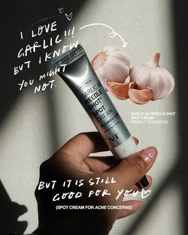 крем для отбеливания кожи и устранения пигментных пятен: Локальный крем с микроиглами и чесноком от VT cosmetics (NEW) Цена