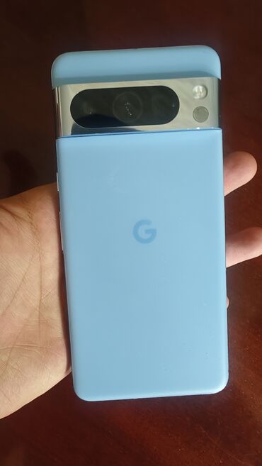 телефон режим 8: Google Pixel 8 Pro, 128 ГБ, цвет - Синий, eSIM