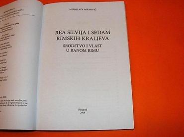 silja king: Rea Silvija i sedam rimskih kraljeva, srodstvo i vlast u ranom — 1