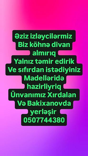 Mebel xidmətləri: Mebellərin təmiri, bərpası — 1