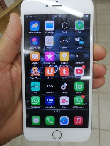 iphone 7 icloud: IPhone 6s, Rose Gold, Barmaq izi