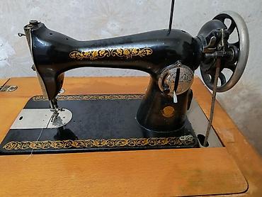 paltar tikən maşinlar: Mexaniki tikiş maşını – klassik model, pedal/çənbərli qoşqu ilə — 1
