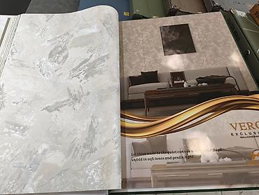 Vinil divar kağızı, oboy: Dekorativ divar kağızı – Verona Exclusive kolleksiyası - Naxış: açıq — 1