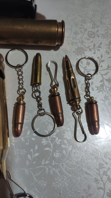 Брелоки: Брелок патрон АК-47 Брелок патрон пистолета Маузер Брелок патрон — 5