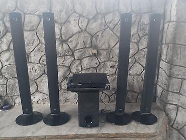 Musiqi mərkəzləri: LG Ev Teatrı Sistemi – 5.1 kanal Komplekt: - 4 ədəd hündür — 6