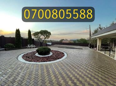 Брусчатка кирпич: Брусчатка кирпич, Для парковки, Бетонная, Литая, Новый, Гарантия, Бесплатный выезд, Укладка — 11