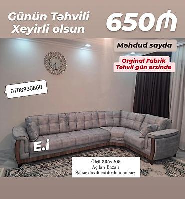 kredit divanlar: Künc divan, Yeni, Açılan, Bazalı, Şəhərdaxili pulsuz çatdırılma — 2