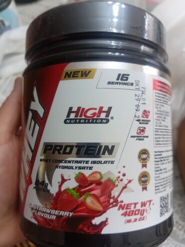 protein tozu qiyməti: Protein Çəki: < 500 g, Yeni